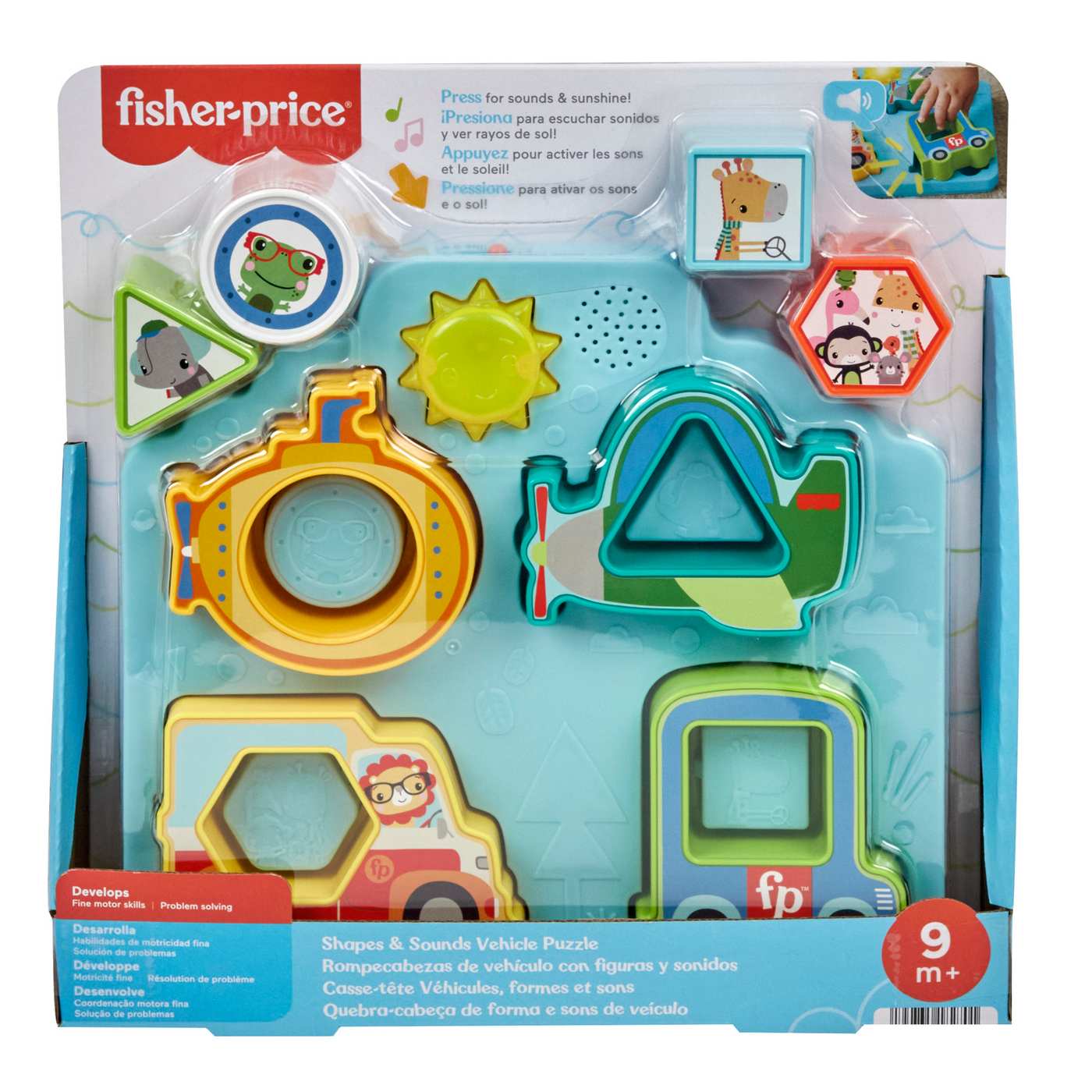 Fisher-Price Shapes & Sounds Vehicle Puzzle; image 1 of 2