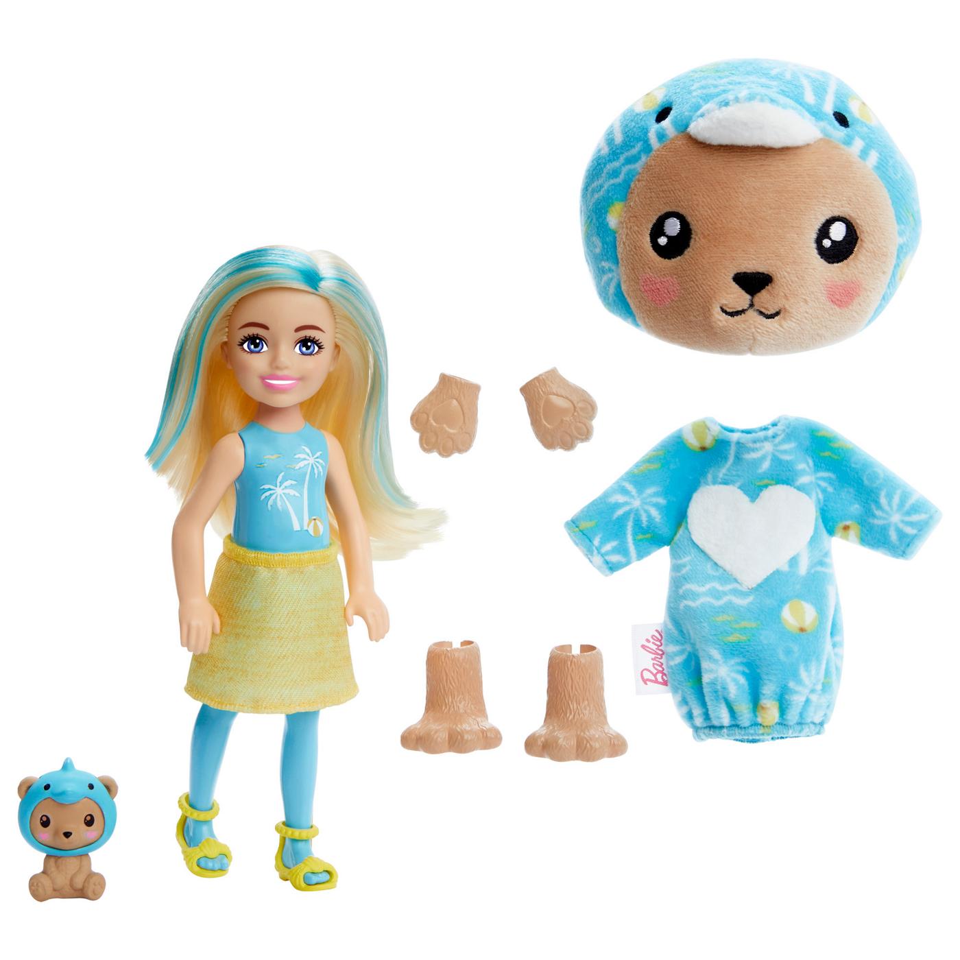 Barbie Cutie Reveal Costume Series Teddy Bear as Dolphin Chelsea Doll; image 4 of 4