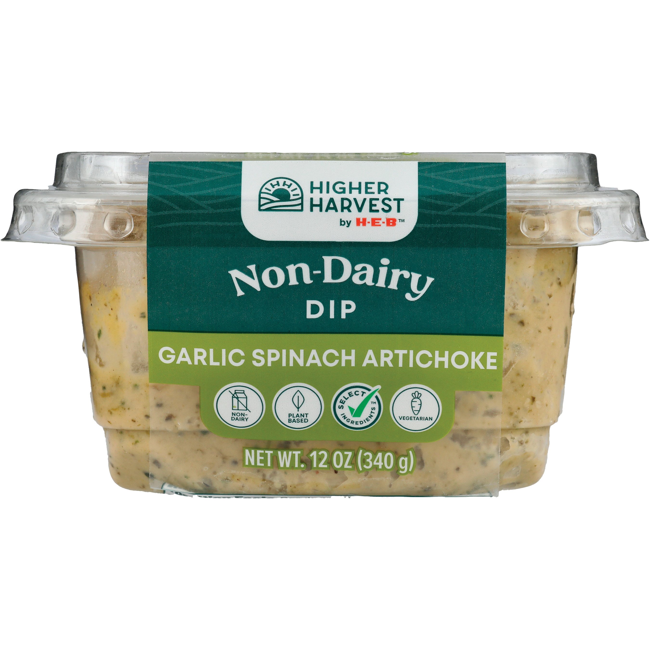 Higher Harvest By H-E-B Non-Dairy Dip – Garlic Spinach Artichoke - Shop Dip At H-E-B