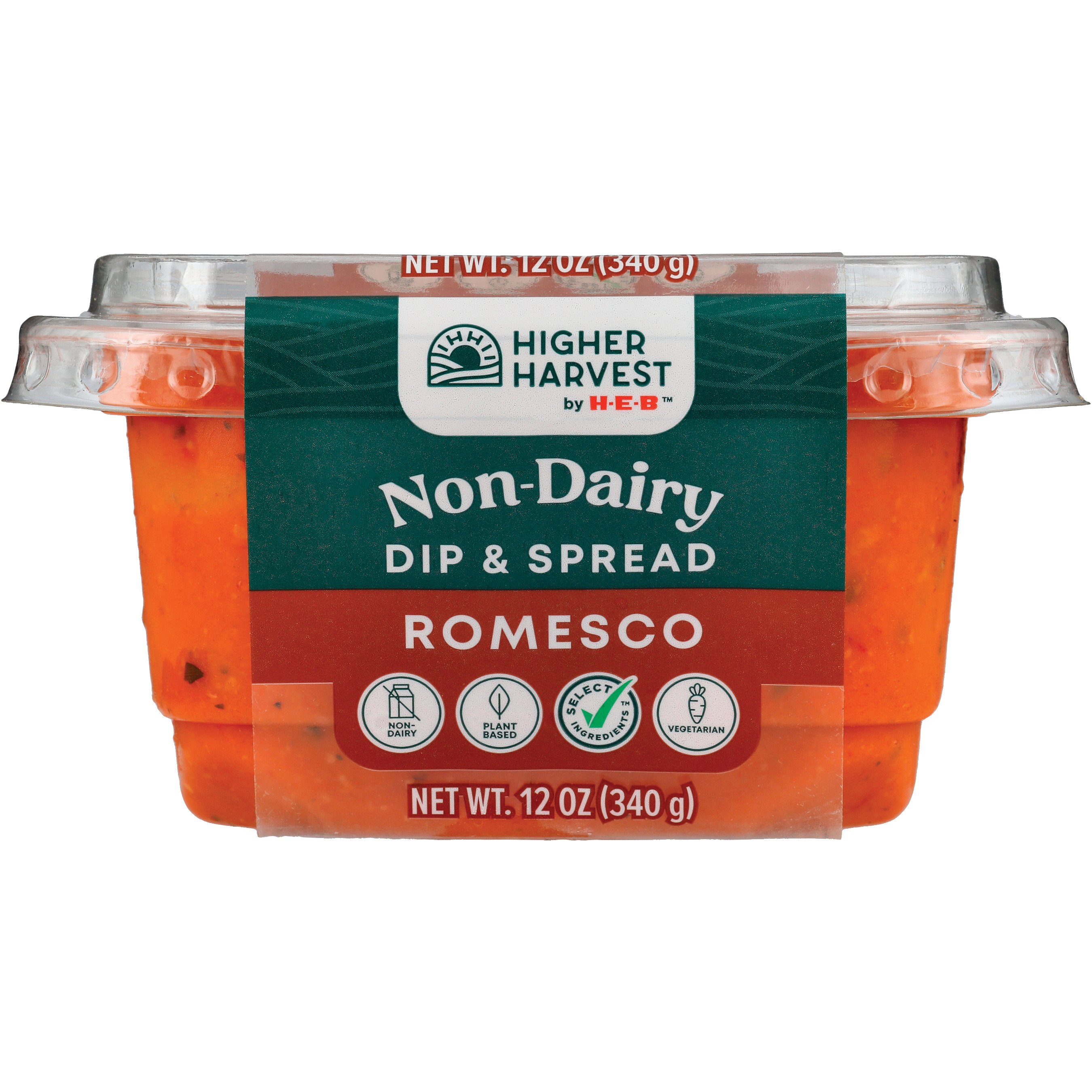 Higher Harvest By H-E-B Non-Dairy Dip & Spread - Romesco - Shop Dip At ...