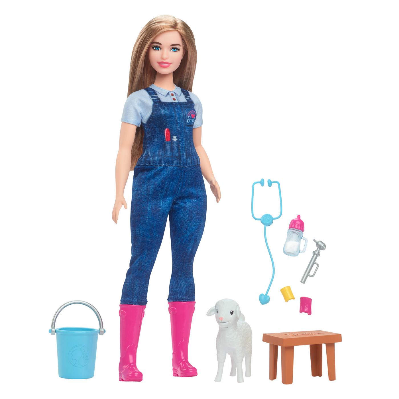 Barbie 65th Anniversary Careers Farm Vet Doll Set; image 3 of 3
