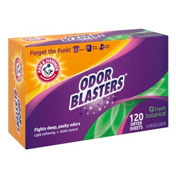 Arm & Hammer Odor Blasters Fabric Softener Dryer Sheets - Fresh Botanical