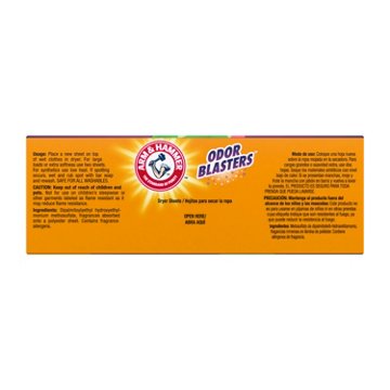 Arm & Hammer Odor Blasters Fabric Softener Dryer Sheets - Fresh Botanical