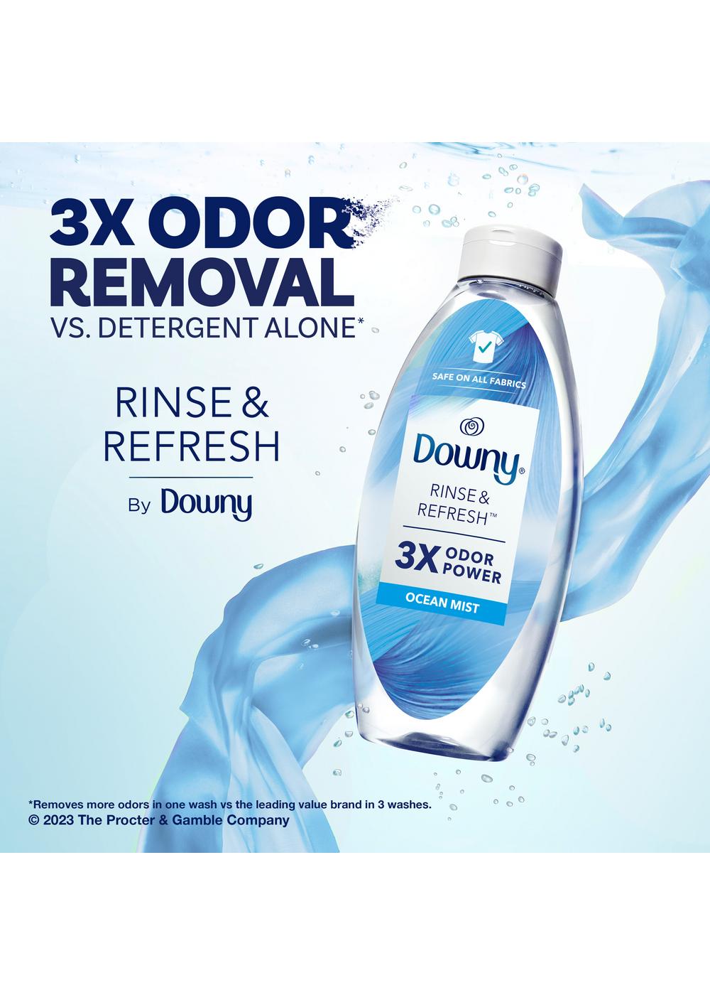 Downy Rinse & Refresh Laundry Odor Remover, 70 Loads - Ocean Mist; image 5 of 10