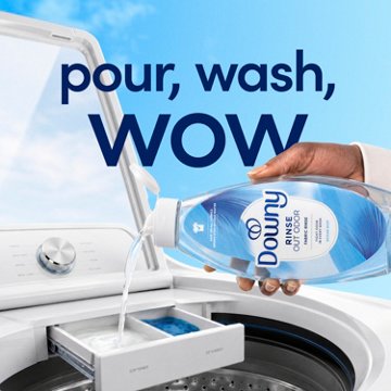 Downy Rinse & Refresh Laundry Odor Remover & Fabric Softener HE Compatible - Ocean Mist Scent