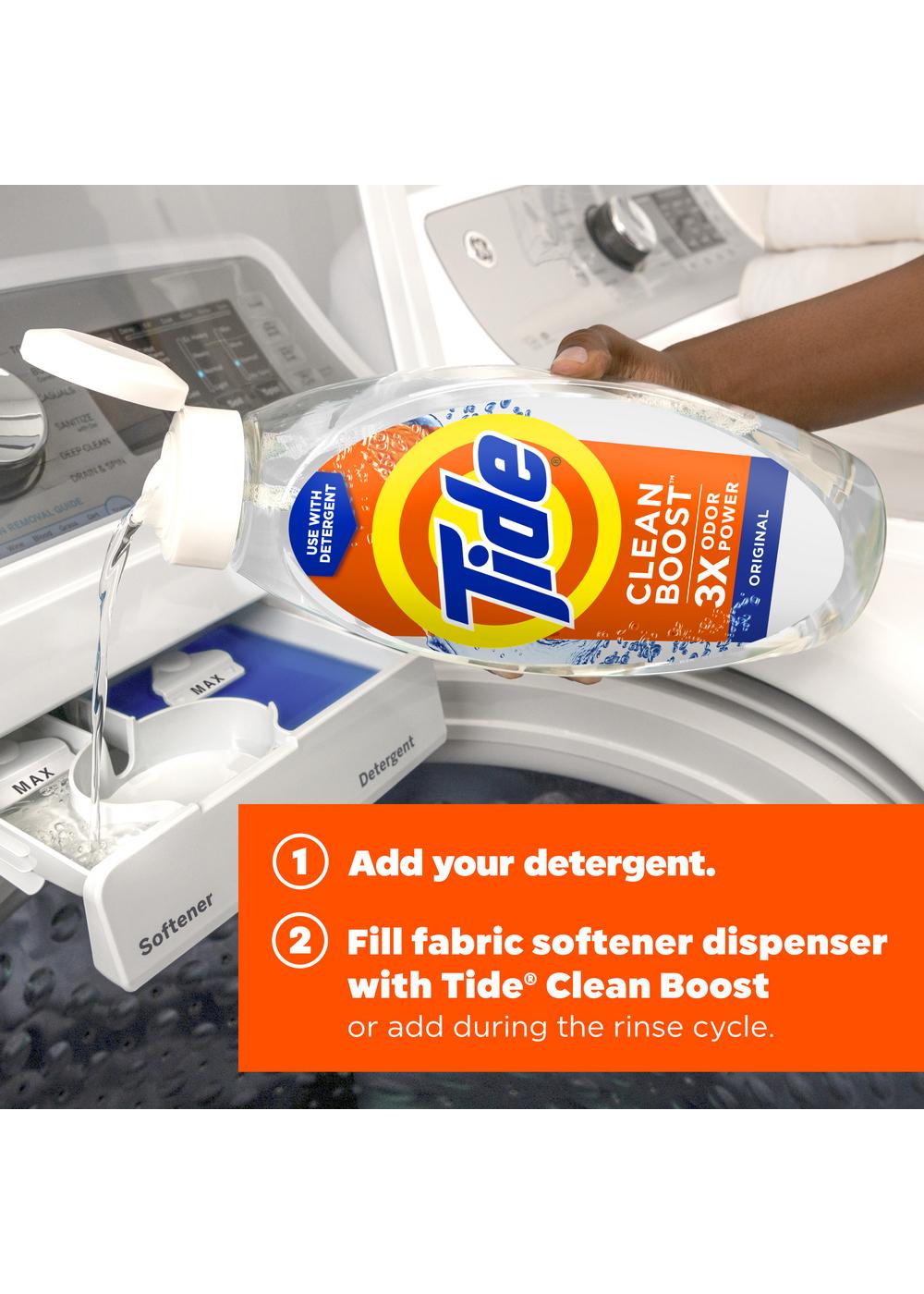 Tide Clean Boost Rinse Laundry Odor Remover, 70 Loads - Original; image 8 of 12