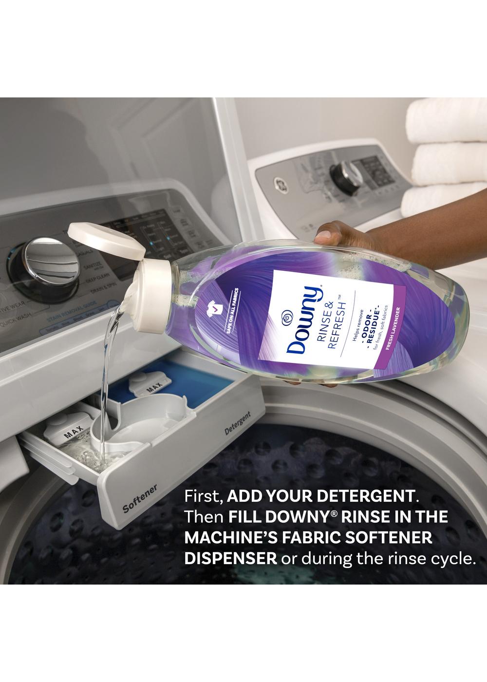 Downy Rinse & Refresh Laundry Odor Remover & Fabric Softener HE Compatible - Fresh Lavender Scent; image 9 of 9