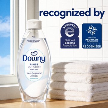 Downy Rinse Laundry Odor Remover - Free & Gentle