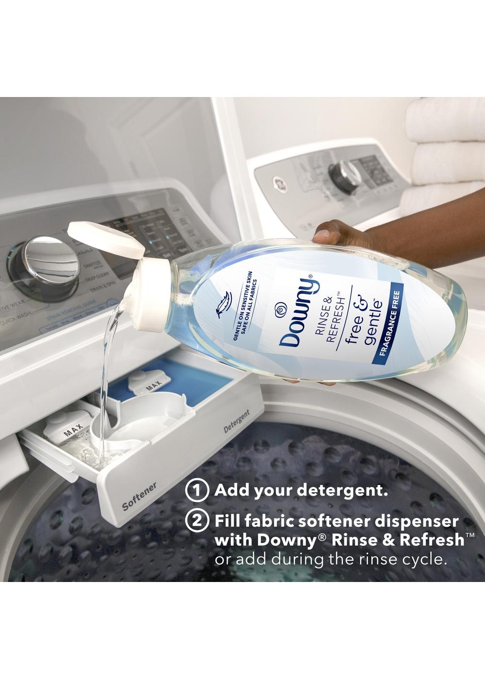 Downy Rinse & Refresh Laundry Odor Remover, 70 Loads - Free & Gentle; image 4 of 9