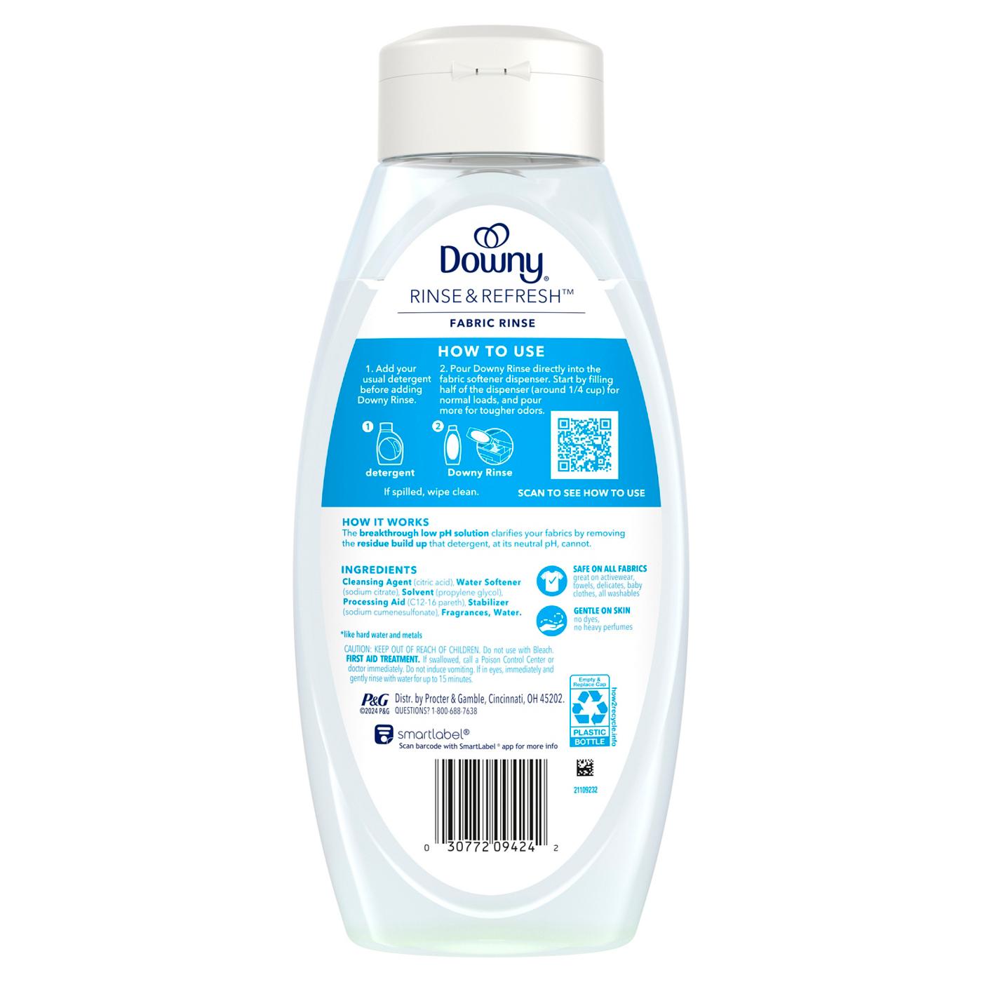 Downy Rinse & Refresh Laundry Odor Remover, 37 Loads - Ocean Mist; image 8 of 10