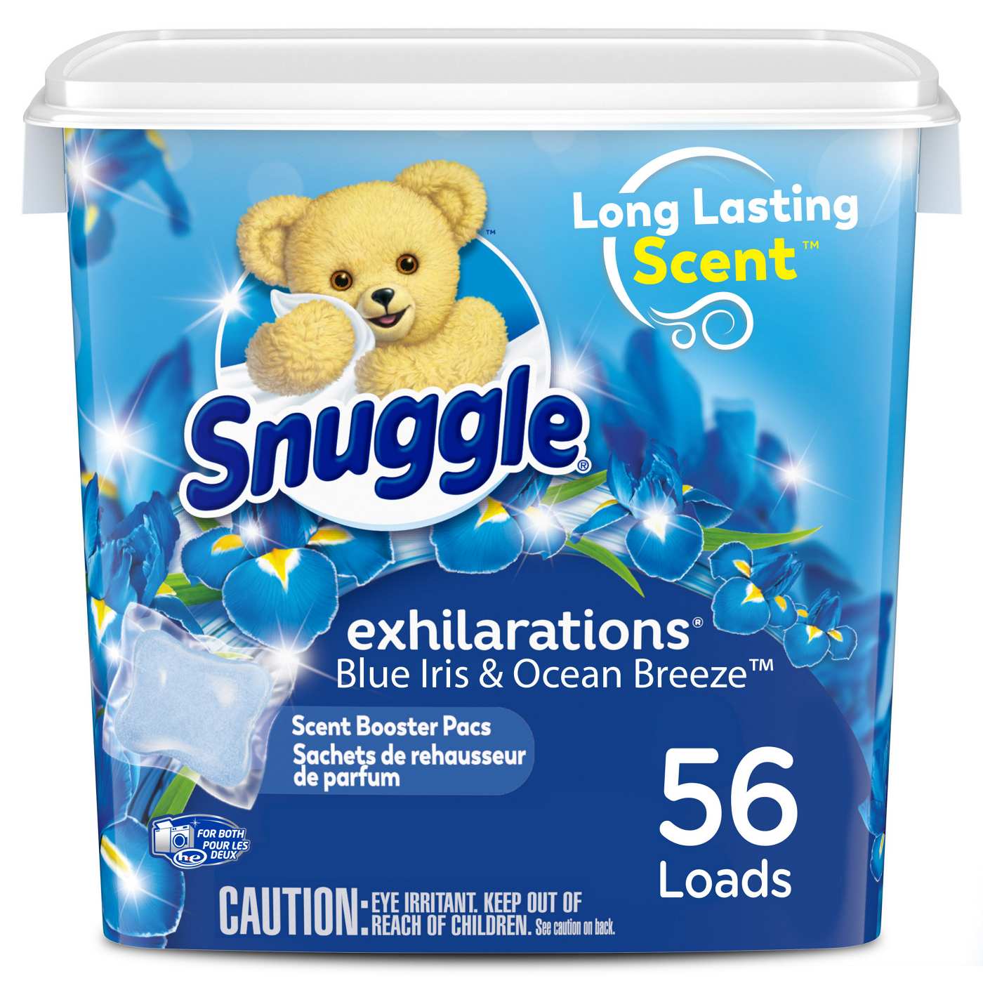 Snuggle Exhilarations HE Scent Booster Pacs - Blue Iris & Ocean Breeze; image 1 of 3