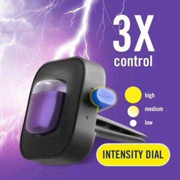 Febreze Auto Air Freshener Odor-Fighting Automotive Vent Clip - Midnight Storm Scent