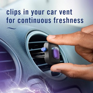 Febreze Auto Air Freshener Odor-Fighting Automotive Vent Clip - Midnight Storm Scent