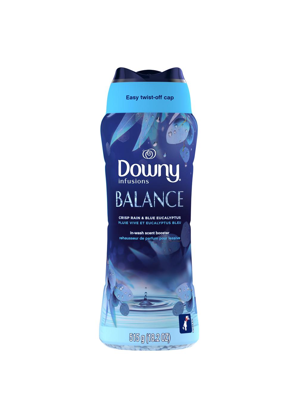 Downy Infusions Balance In-Wash Scent Booster - Crisp Rain & Blue Eucalyptus; image 1 of 2