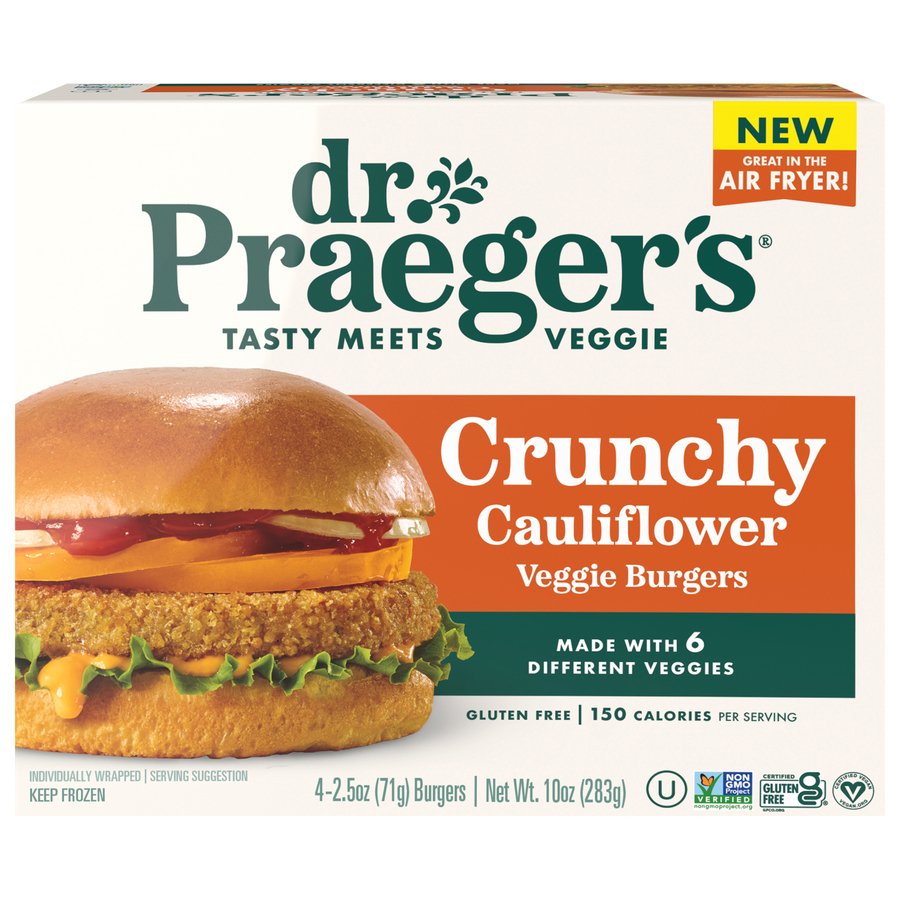 Dr. Praeger's Farmstand Cauliflower Crunchy Veggie Burger Shop Meat