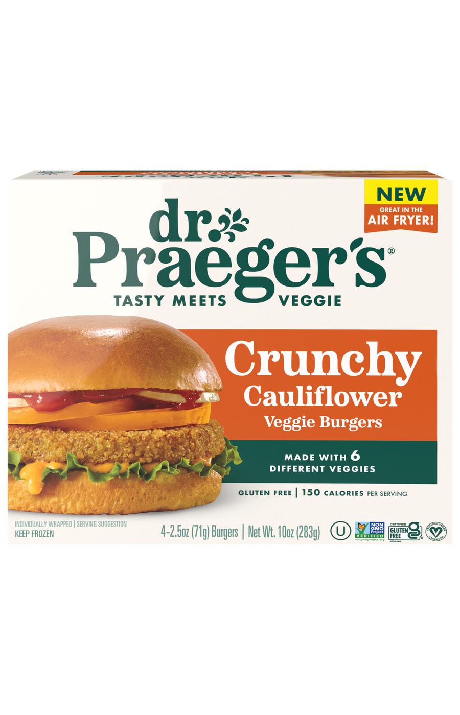 Dr. Praeger's Crunchy Cauliflower Veggie Burgers; image 1 of 4