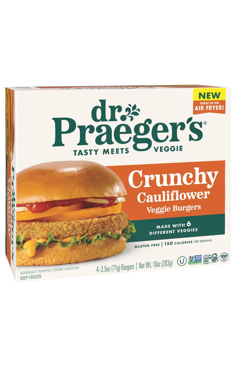 Dr. Praeger's Crunchy Cauliflower Veggie Burgers; image 4 of 4