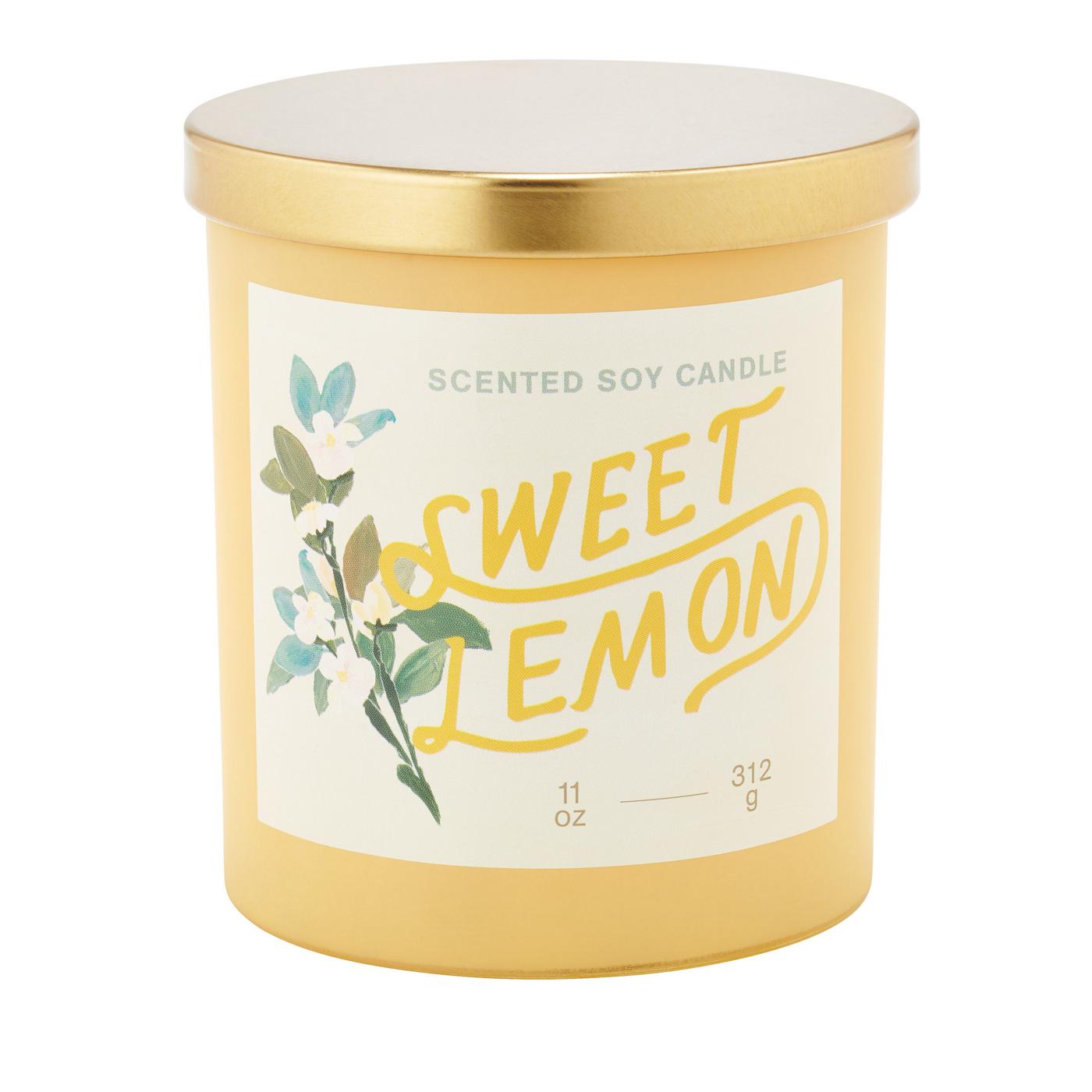 Illume Sweet Lemon Scented Soy Candle; image 1 of 2