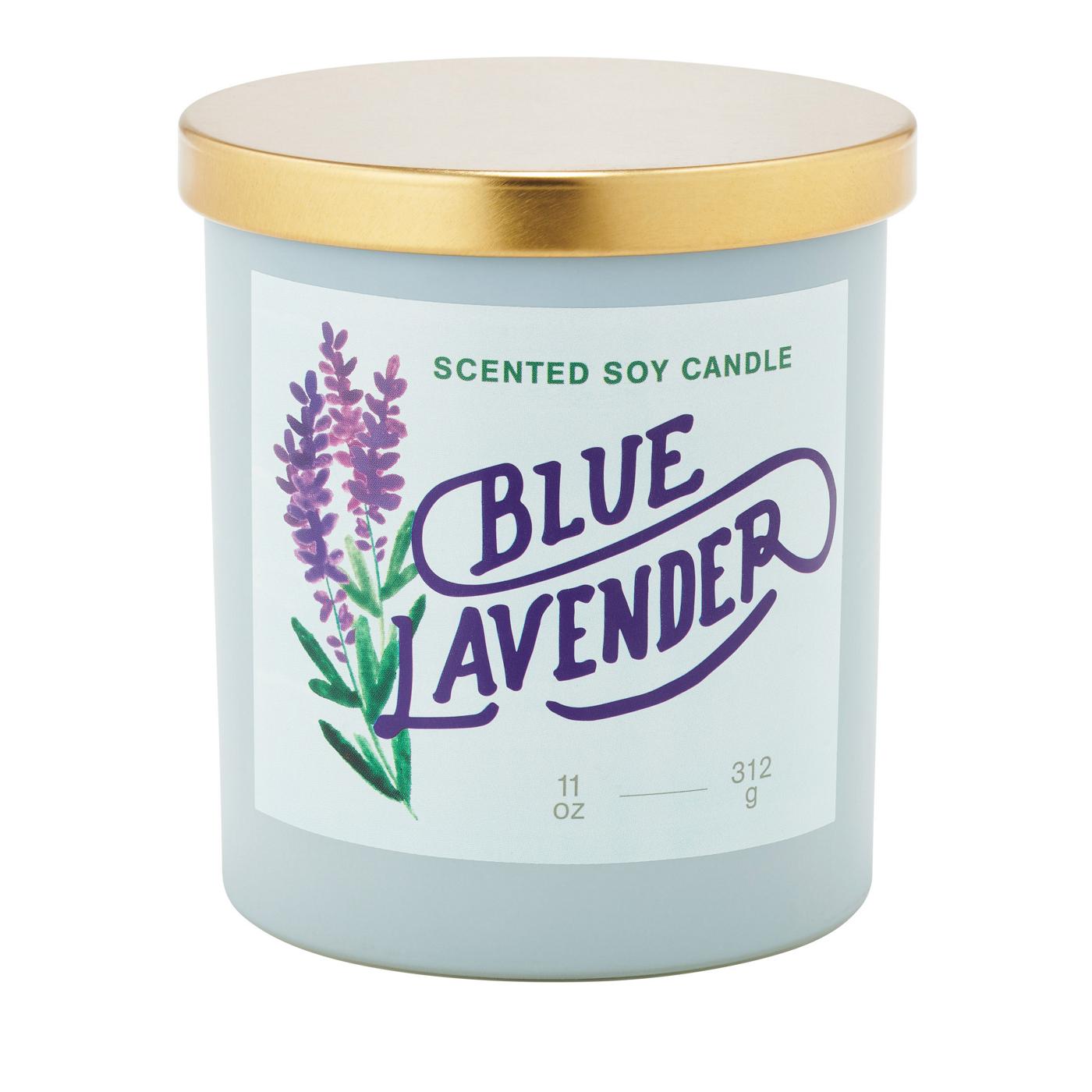 Illume Blue Lavender Scented Soy Candle; image 1 of 2