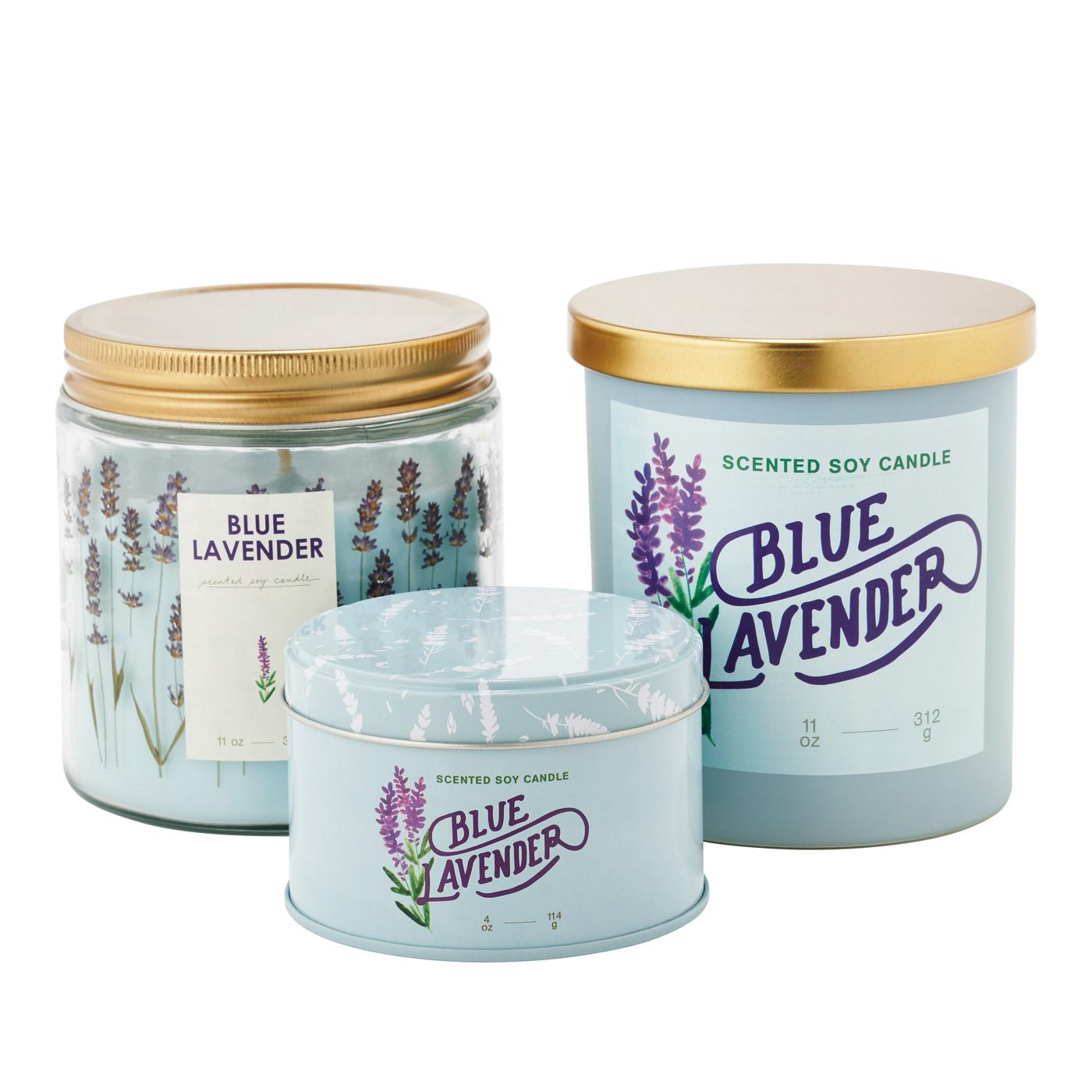 Illume Blue Lavender Scented Soy Candle; image 2 of 2