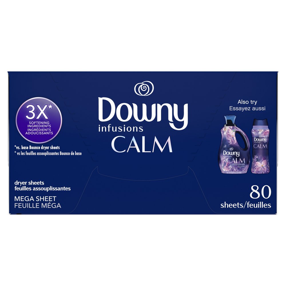 Downy Infusions Calm Lavender & Vanilla Bean Liquid Fabric Softener 72  Loads - Shop Softeners at H-E-B