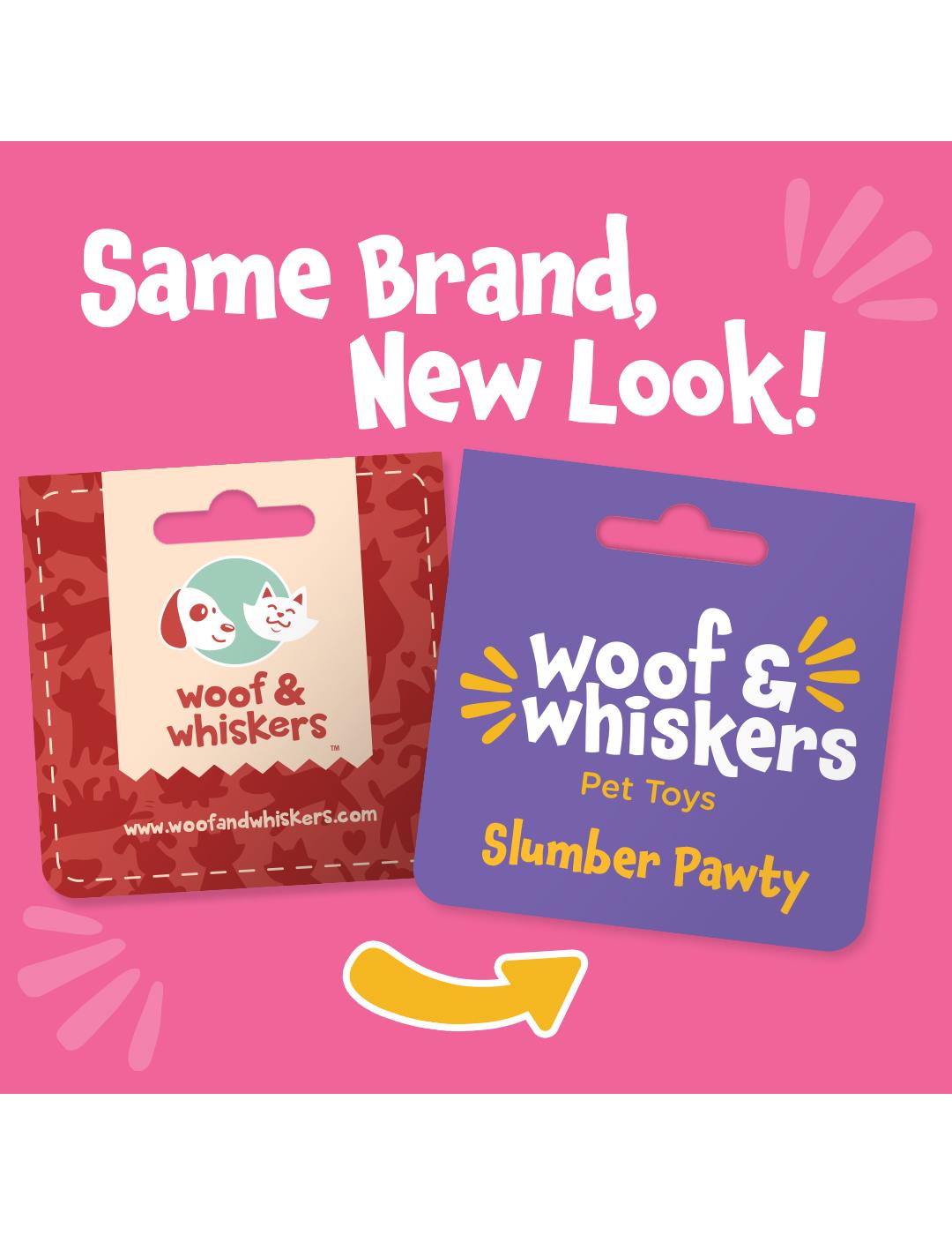 Woof & Whiskers Dog Toy - Bunny Slippers; image 2 of 5