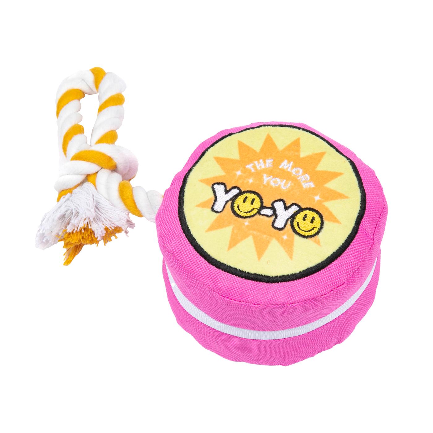 Woof & Whiskers Plush Dog Toy - Yo-Yo; image 1 of 5