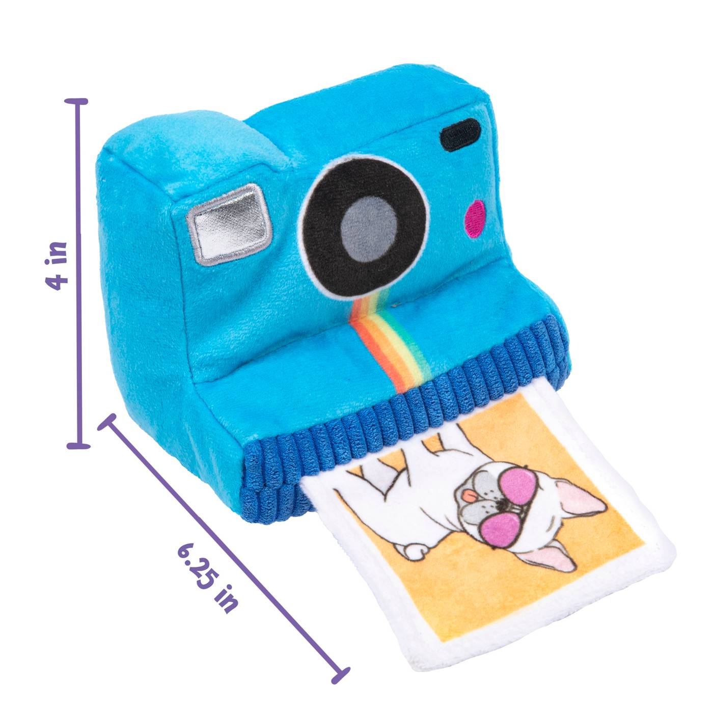 Woof & Whiskers Plush Dog Toy - Polaroid Camera; image 5 of 5