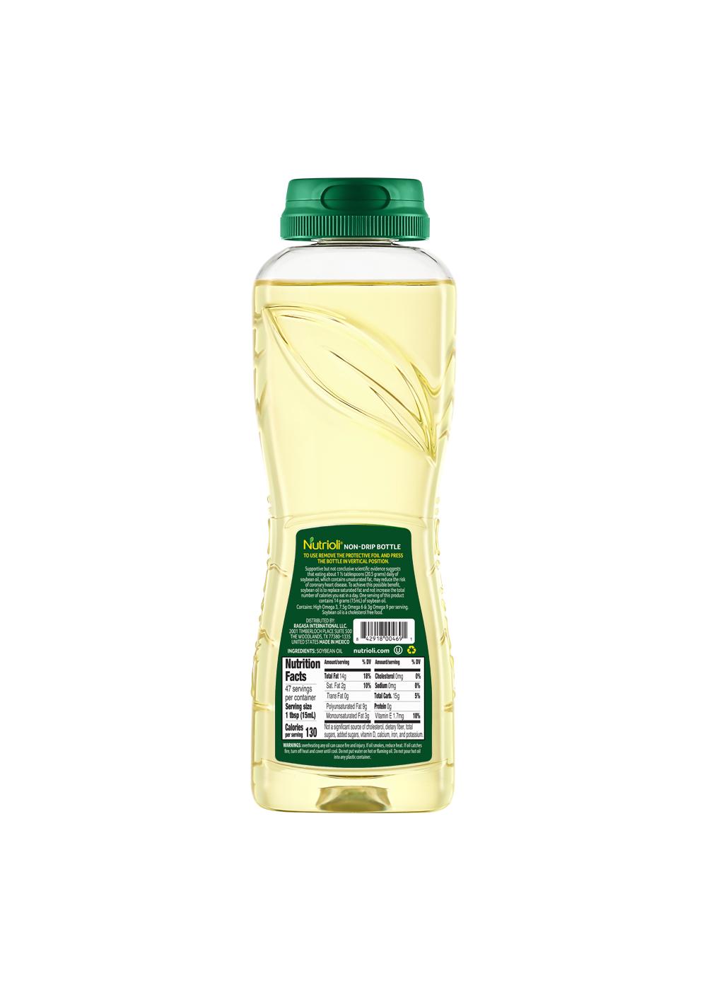 Nutrioli Pure Soybean Oil; image 2 of 2