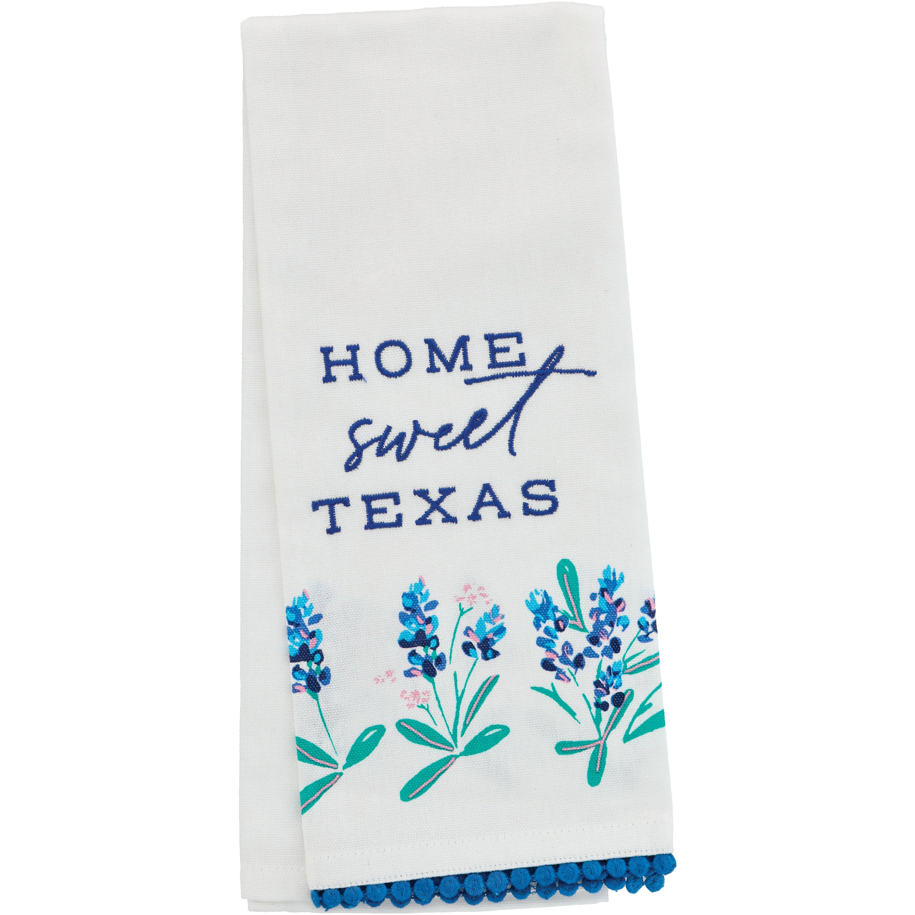 Destination Holiday Home Sweet Texas Kitchen Towel Shop Seasonal   010307512 1