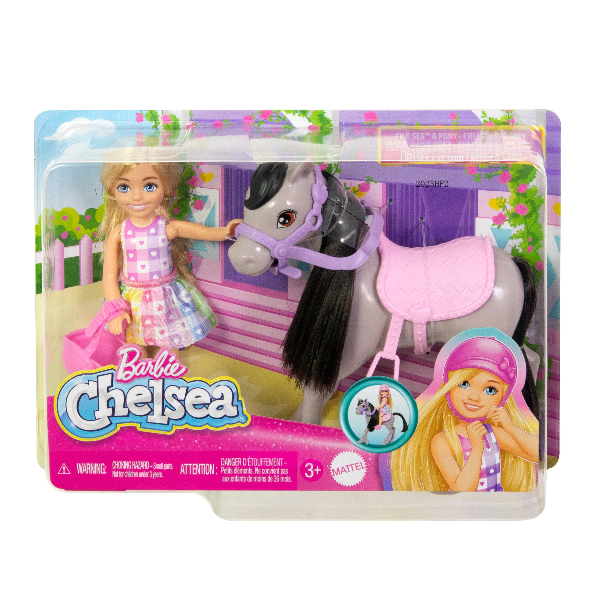 Barbie chelsea doll & pony deals playset