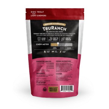 TruRanch 5 Inch Pork Skin Twists Bacon Flavor Dog Chews, 20 ct