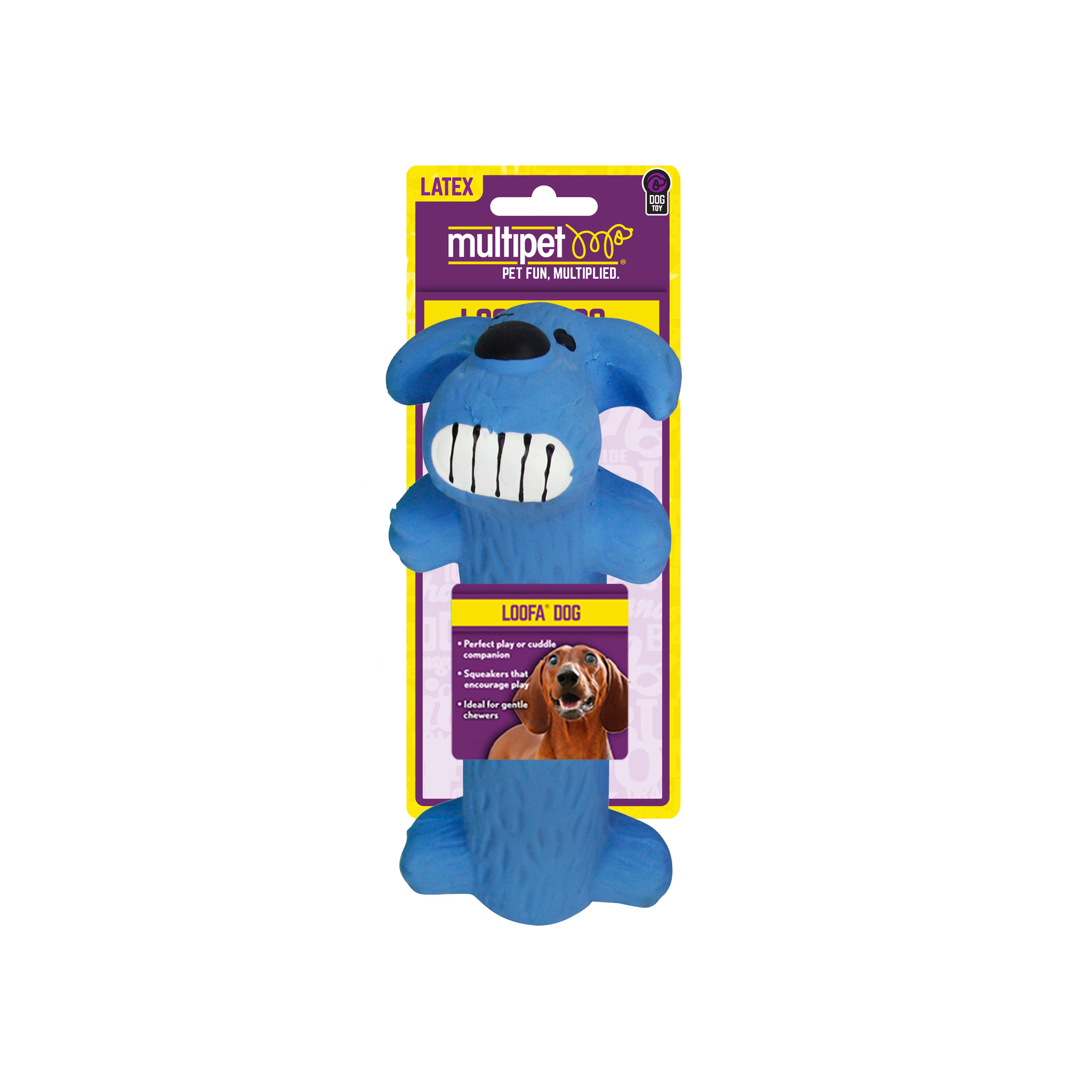 Latex loofa dog store toy