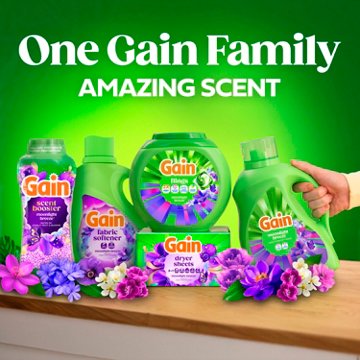 Gain In-Wash Laundry Scent Booster Beads Moonlight Breeze Scent