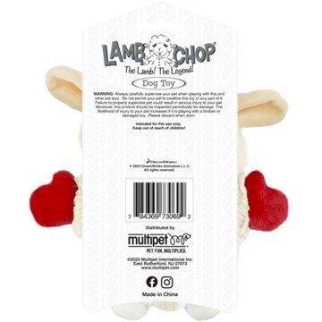 Multipet Mini Lamb Chop Crinkle Dog Toy