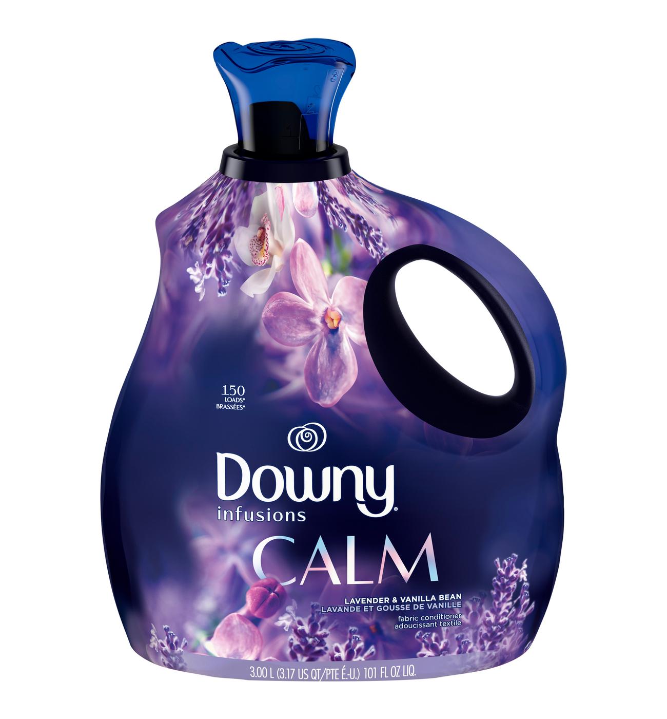Downy Infusions Calm Liquid Fabric Conditioner, 150 Loads - Lavender & Vanilla; image 1 of 6