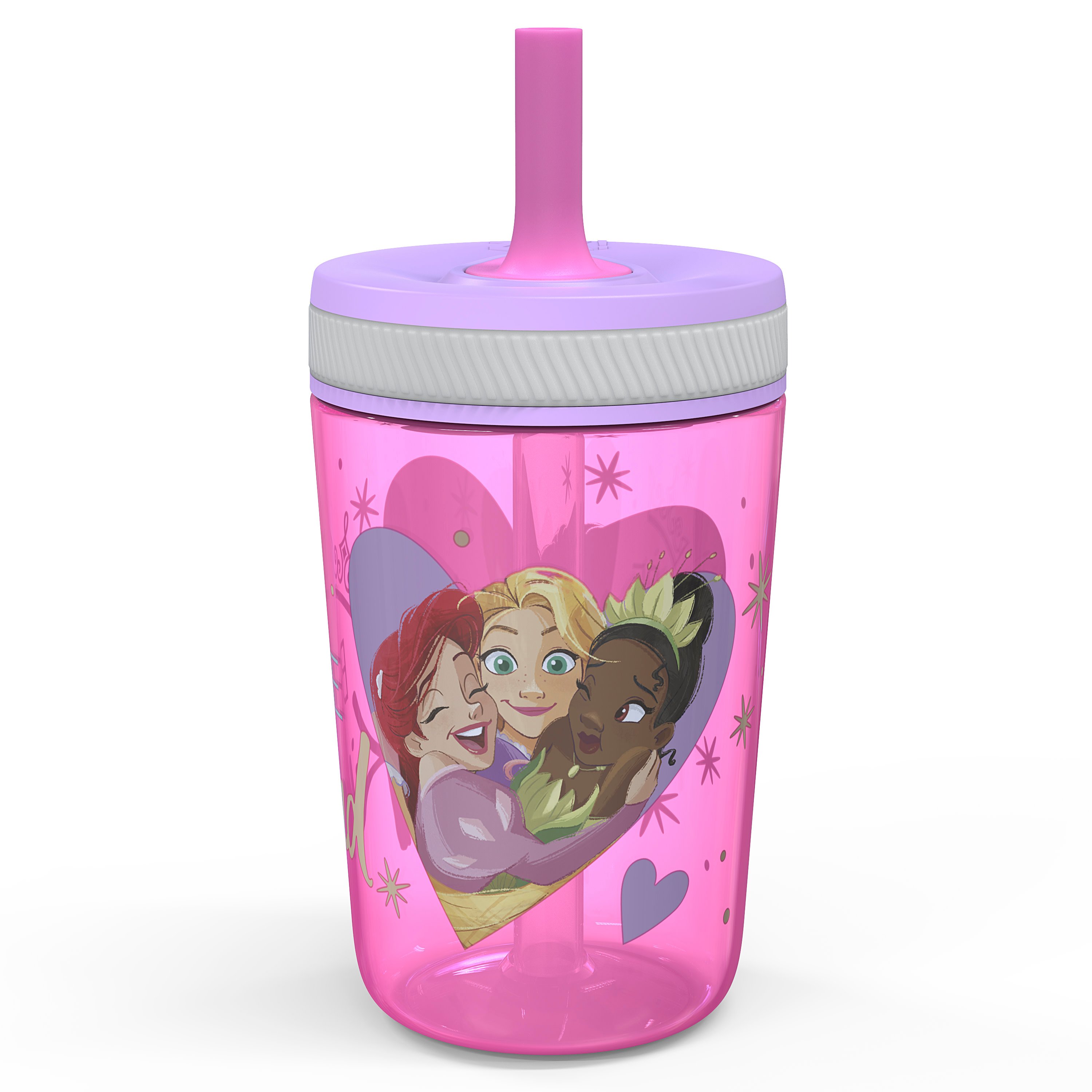 Zak! Designs Kids Kelso Tumbler Ultimate Princess Shop Cups
