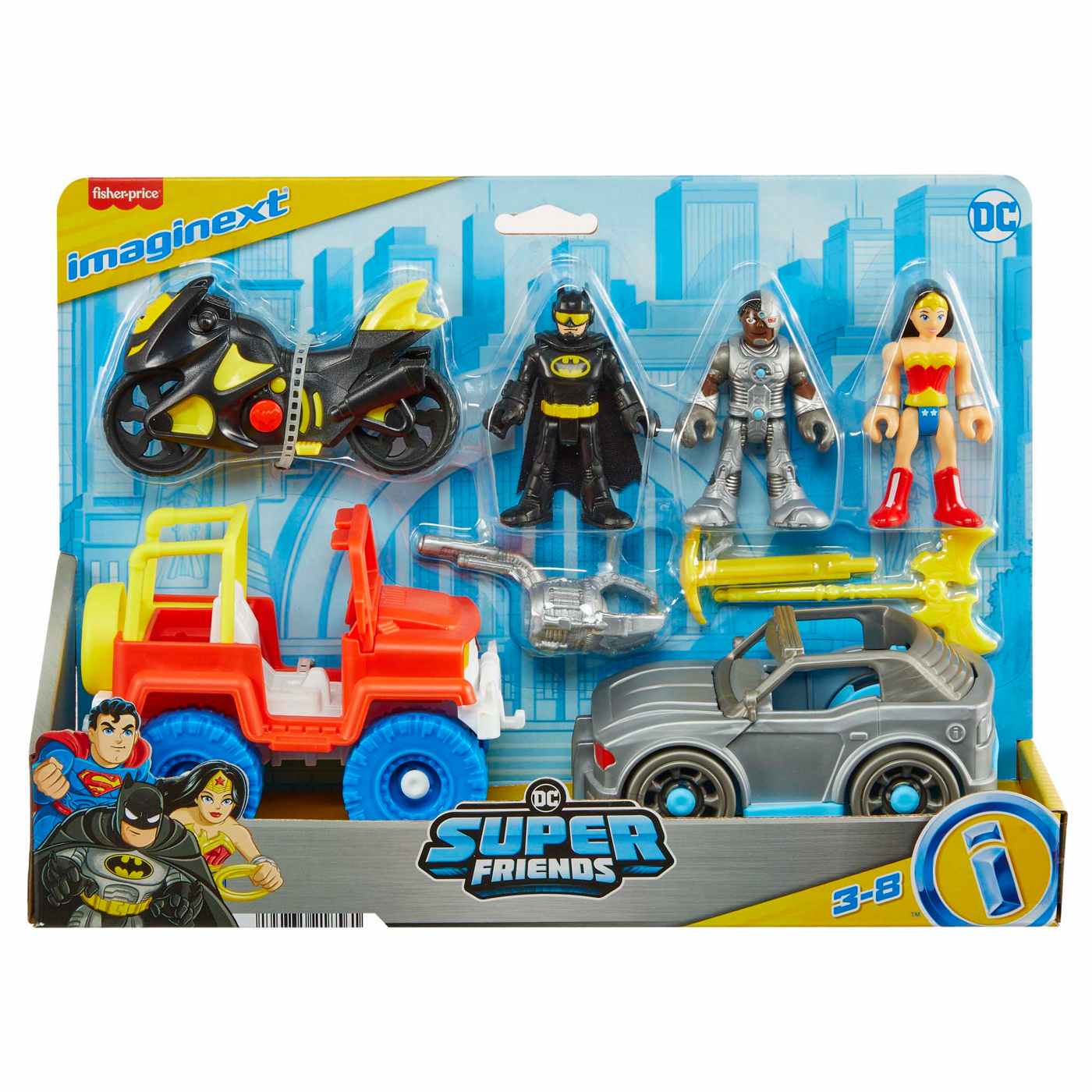 Imaginext DC Super Friends Heroes Action Figure Playset; image 1 of 2