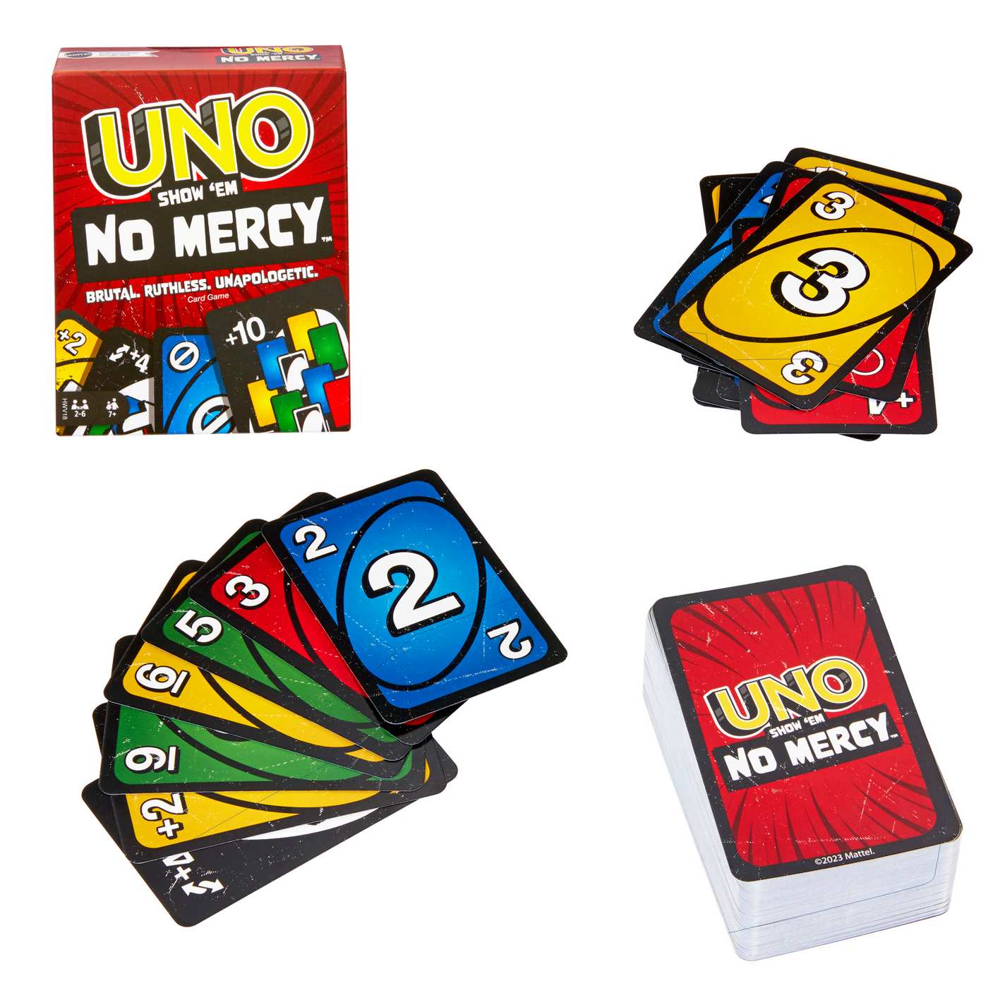 UNO Show 'Em No Mercy Edition Card Game; image 2 of 2