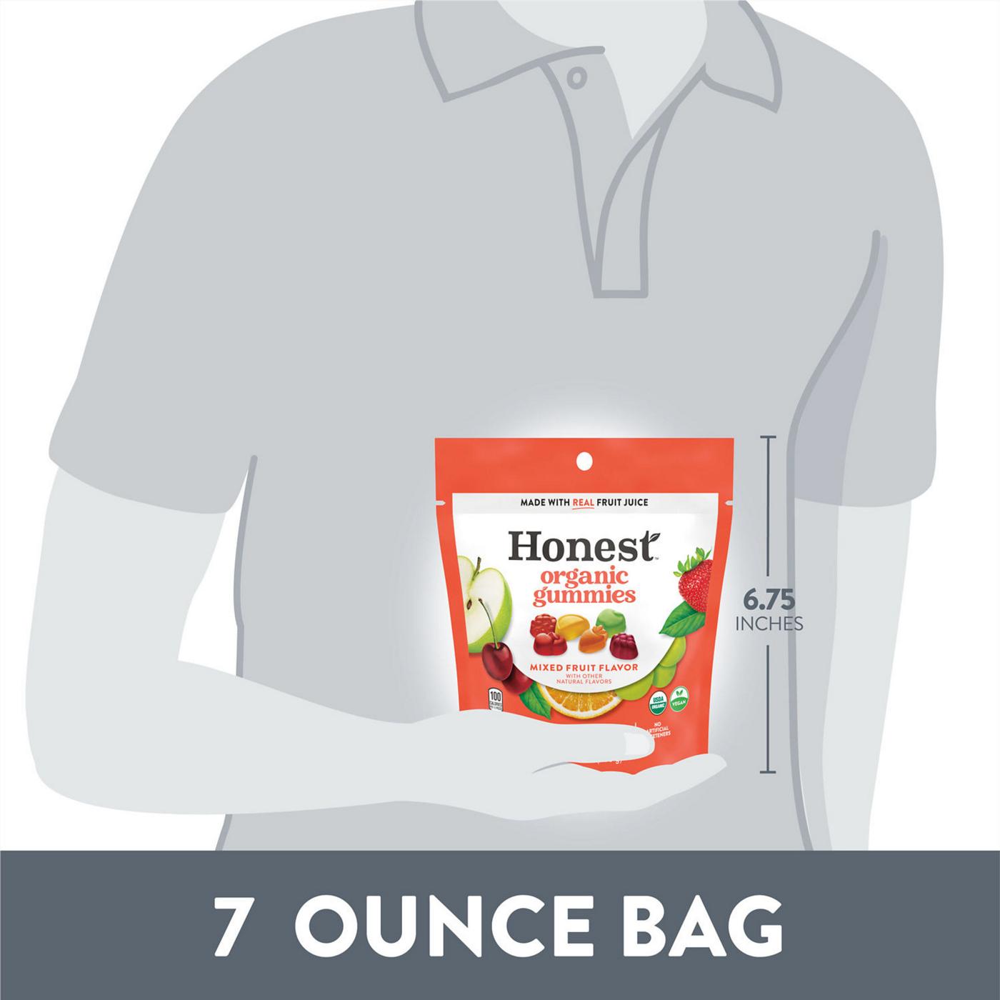 Honest Organic Mixed Fruit Flavored Gummies; image 4 of 4