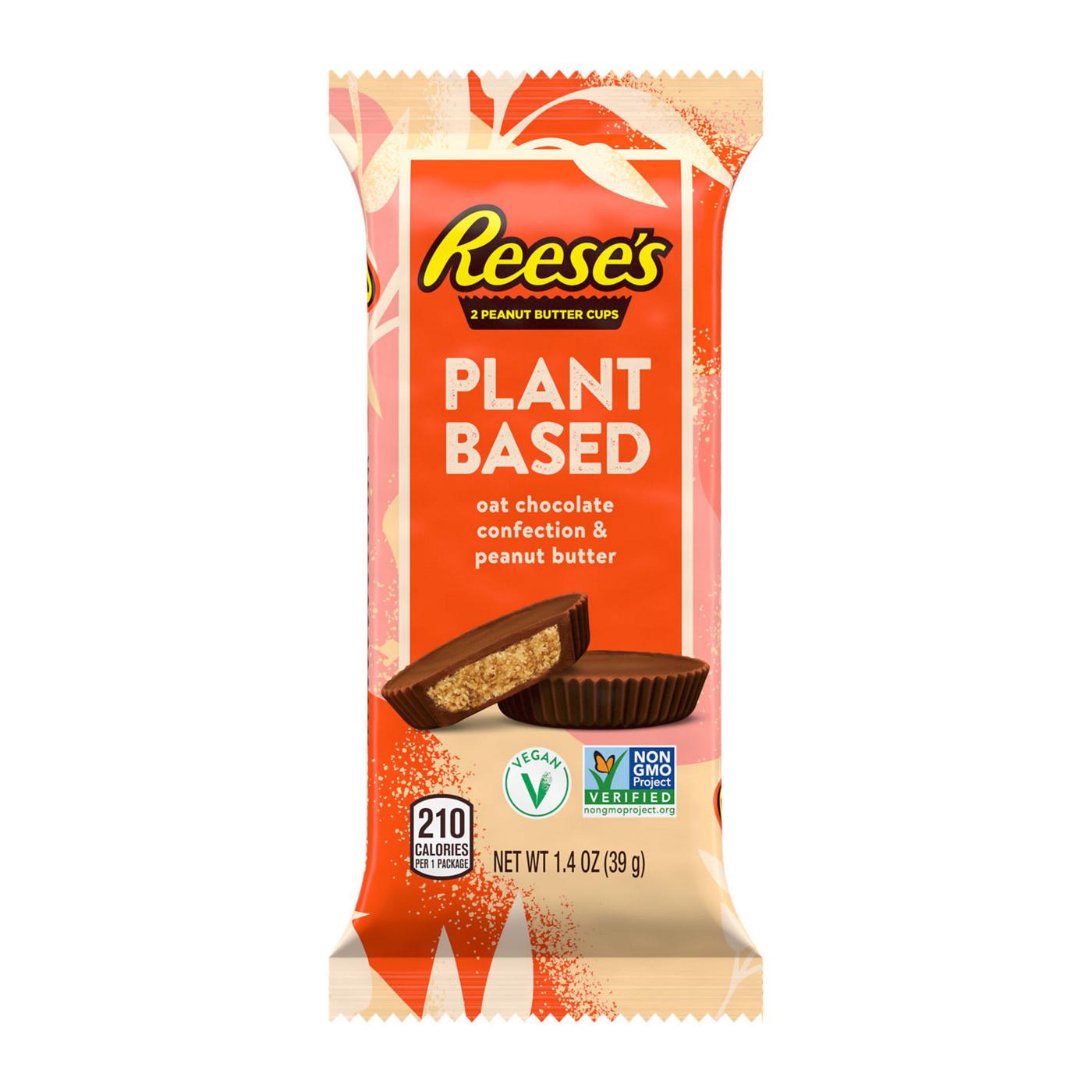 Reese's Plant Based Confection & Peanut Butter Oat Chocolate Candy Cups; image 1 of 4