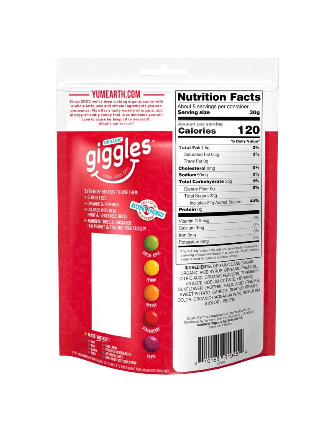 YumEarth Organic Giggles Chewy Candy Bites; image 4 of 4