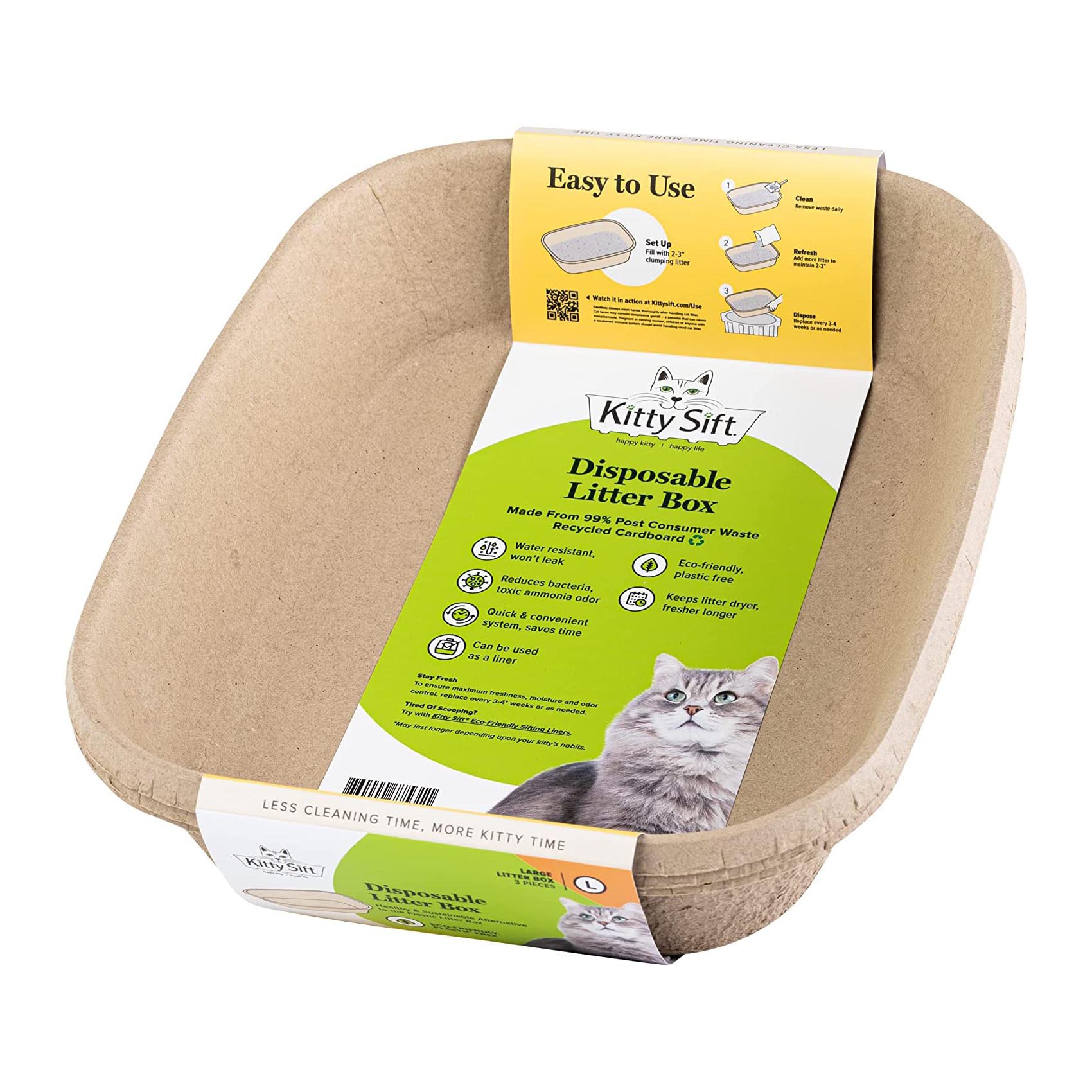 Kitty Sift Disposable Litter Box Shop Litter & litter boxes at HEB