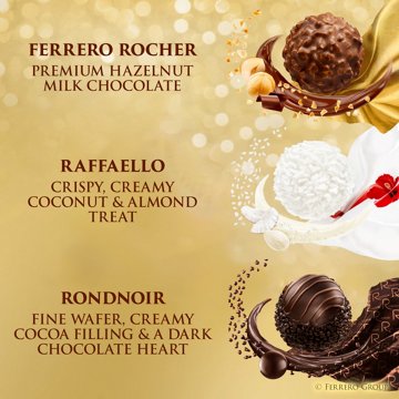 Ferrero Collection Gourmet Assorted Chocolates Gift Box, 16 pc