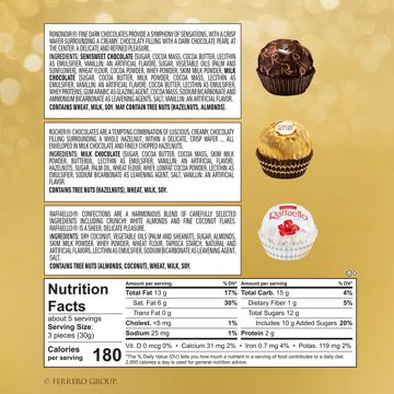 Ferrero Collection Gourmet Assorted Chocolates Gift Box, 16 pc