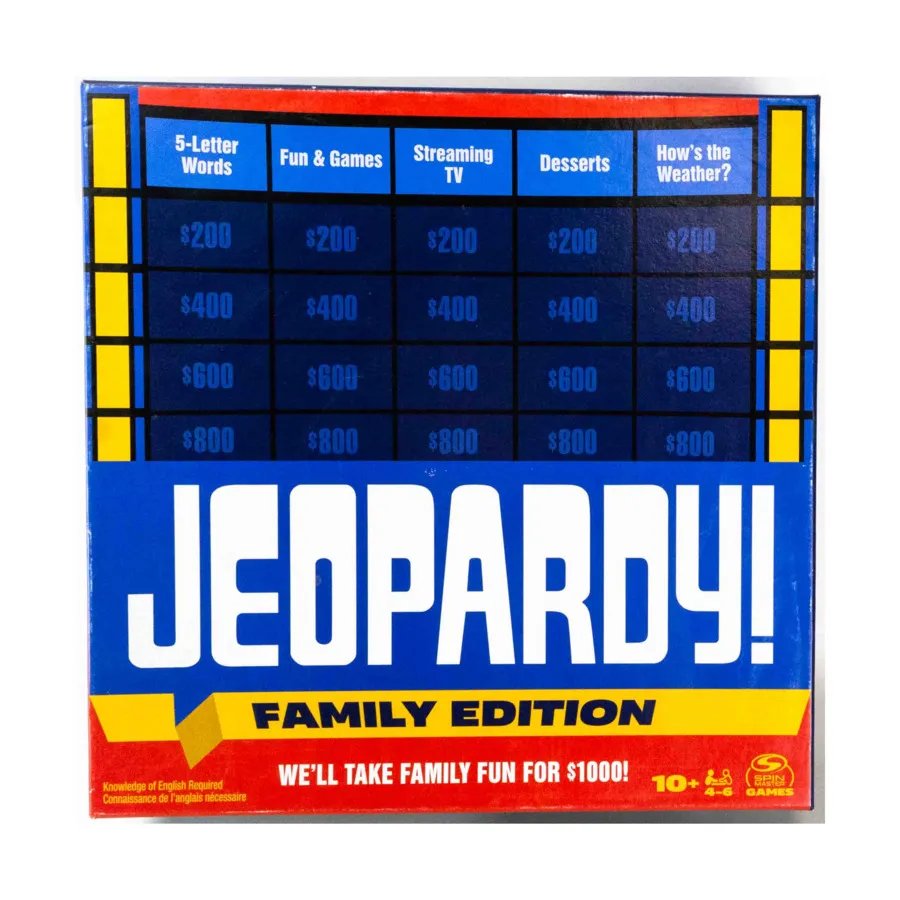 Jeopardy! Family Edition Board Game Shop Games at HEB