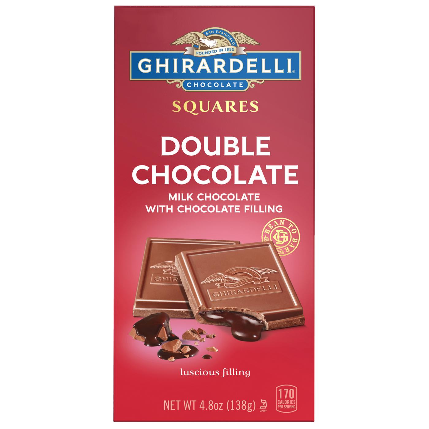 Ghirardelli Double Milk Chocolate Squares Bar; image 1 of 3