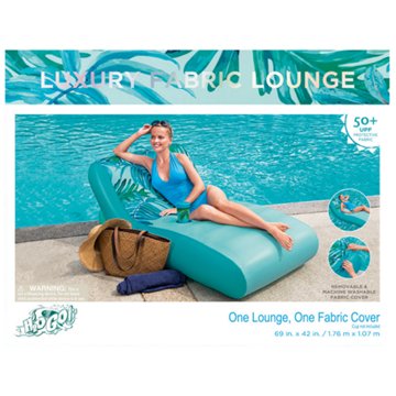 H2OGO! Luxury Fabric Lounge, 69" x 42"