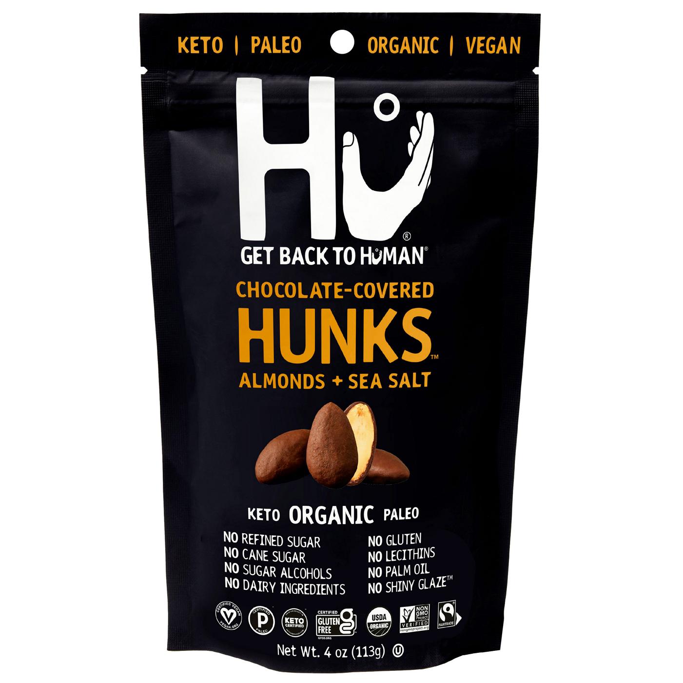 Hu Chocolate Covered Hunks Almonds & Sea Salt Bar Shop Candy at HEB