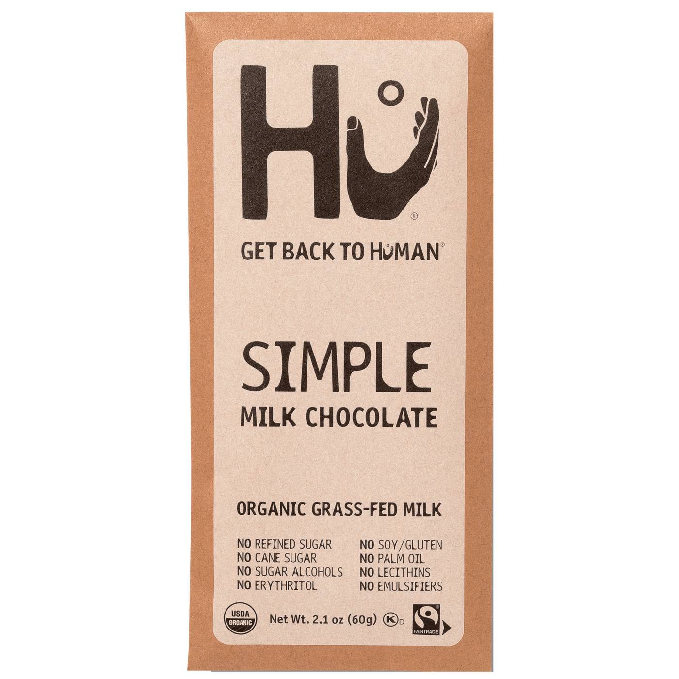 Hu Simple Milk Chocolate Bar; image 1 of 2